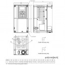 Trójfazowy falownik 1,5/0,75 kW 460VAC VFD015C4EA-21 Delta Electronics